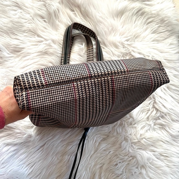 LAUREN RALPH LAUREN•plaid nylon tote bag EUC - Picture 5 of 8